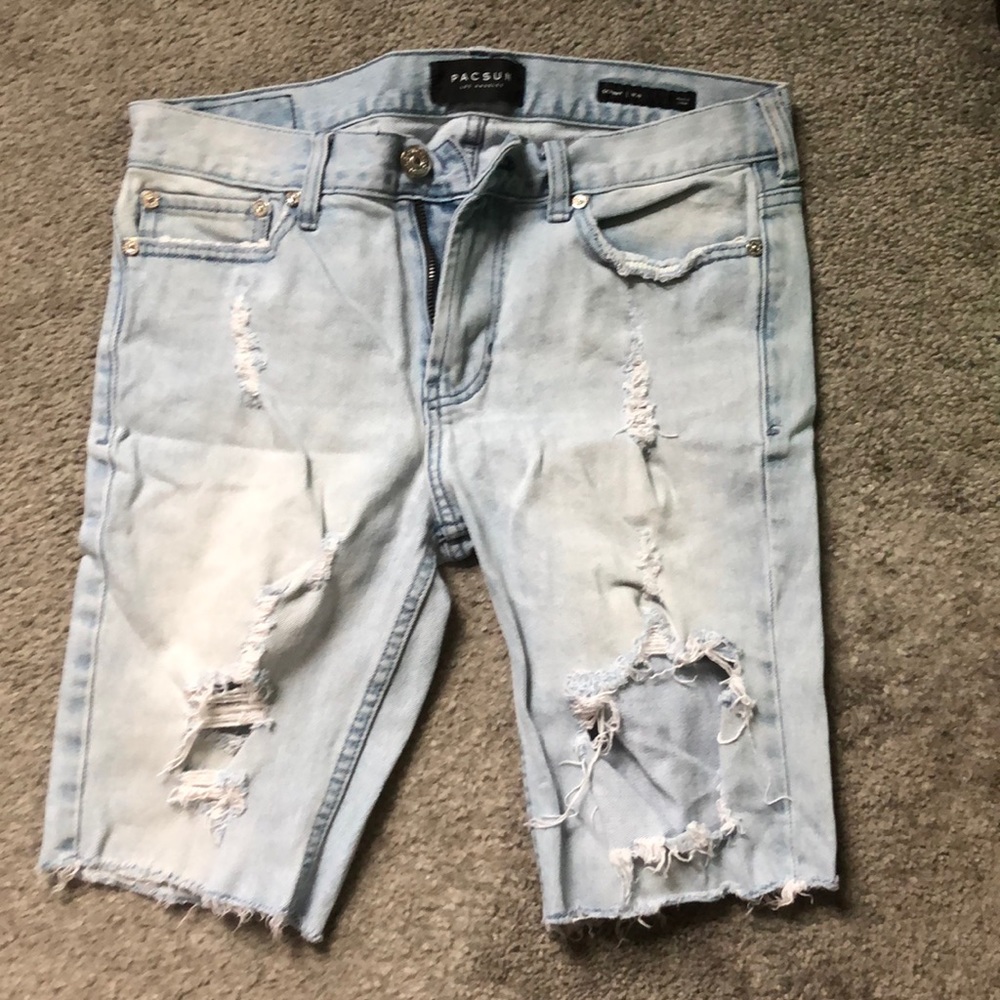 Pacsun skinny jean shorts. Excellent condition.